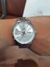 上海（SHANGHAI）男士手表 國民系列 全自動(dòng)機械男表雙日歷夜光防水名表送長(cháng)輩3009 【人氣爆款】白盤(pán)鋼帶 雙日歷新年禮物 曬單實(shí)拍圖