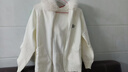 燦圖韓版潮流連帽毛領(lǐng)毛衣外套秋冬季慵懶風(fēng)針織開(kāi)衫毛衣寬松上衣服 米白色針織外套 M 【建議91-105斤】 曬單實(shí)拍圖