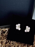 DAISY DREAMS925銀針?lè )凵m瑯花朵耳釘高級感獨特女氣質(zhì)百搭經(jīng)典秋冬耳飾品 【925銀針】不對稱(chēng)花朵耳環(huán) 曬單實(shí)拍圖
