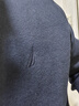 諾帝卡（NAUTICA）【商場(chǎng)同款】男裝秋冬新款棉羊毛混紡半開(kāi)襟毛衣針織衫男SO4402 藏青4NV L 曬單實(shí)拍圖