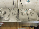 科盛萊快餐保溫臺商用加熱臺式湯池（順豐快遞）自助餐爐售飯臺熱菜粥車(chē)食堂打菜臺加熱柜包餐車(chē)保溫爐郵 B4四盒（加厚款帶盒帶蓋）包郵 曬單實(shí)拍圖