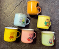 ZQ陶瓷小號小杯子迷你小號復古水杯兒童小巧陶瓷茶杯缸杯老 多彩小豬佩奇中杯6個(gè)150ml 曬單實(shí)拍圖