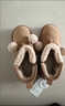 葉余女童雪地靴2025冬季真皮時(shí)尚棉靴加絨加厚寶寶防水短靴子 栗色材質(zhì)做工全面升級 27 內長(cháng)約16.6厘米 曬單實(shí)拍圖