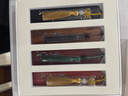 張小鳳書(shū)簽中國風(fēng)古風(fēng)創(chuàng  )意節日送禮毛筆文房四寶書(shū)房擺件紫光檀小葉紫檀木質(zhì)書(shū)簽 鳳之靈四片裝禮盒裝 曬單實(shí)拍圖