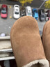 梵紀（VOCHAIN）澳洲羊毛雪地靴女2025冬季新款加厚防滑保暖加絨小土豆勃肯毛毛鞋 栗色 38 曬單實(shí)拍圖