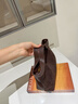 viney牛皮手提包包女包品牌斜挎包高檔生日新年禮物送女友老婆 【咖啡色】實(shí)用絨面單肩大包 大容量通勤時(shí)尚輕奢百搭托特包 曬單實(shí)拍圖