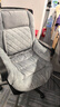 JCZS德國品質(zhì)辦公室加熱坐墊靠背一體工位座椅子護腰冬季usb充電發(fā)熱 腰拖款/煙灰【可拆洗】腰靠一體久坐不塌 USB/5V加熱款45*50*50cm（長(cháng)寬高） 曬單實(shí)拍圖