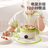 寶寶智能恒溫輔食無(wú)需注水保溫碗嬰兒吃飯電子兒童防摔防燙飯盒 曬單實(shí)拍圖