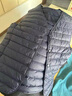 JEEP SPIRIT秋冬超輕薄羽絨馬甲男V領(lǐng)大碼情侶款內膽保暖無(wú)領(lǐng)薄款內穿背心男 灰色 XL 曬單實(shí)拍圖