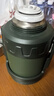 蘇泊爾（SUPOR） 保溫壺304不銹鋼大容量戶(hù)外旅行壺便攜保溫瓶運動(dòng)車(chē)載暖水壺 橄欖綠3L 曬單實(shí)拍圖