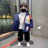 木木屋（mumuwu）品牌童裝兒童羽絨服男童冬裝保暖外套帥氣中小童面包服白鴨絨上衣 奧特曼亮燈藏青 120 適合110-120cm年齡6-7歲 曬單實(shí)拍圖