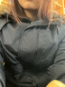 舒芳蝶（shufangdie）棉服女2025冬季新款大毛領(lǐng)派克服羽絨棉衣韓版休閑設計感棉襖外套 藏青色 M 曬單實(shí)拍圖