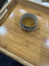 川島屋（KAWASIMAYA）川島屋日式木質(zhì)托盤(pán)長(cháng)方形家用放水杯子茶盤(pán)水果盤(pán)子竹木餐盤(pán) 手提托盤(pán)(中號) 曬單實(shí)拍圖