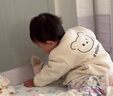 曇蓓漫嬰兒秋冬季衣服兒童外套男女寶寶加絨保暖上衣加絨開(kāi)衫百搭外出服 冬季兒童外套【米白】 90 【建議2歲左右】 曬單實(shí)拍圖