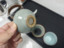 京東京造 茶具整套 功夫茶具套裝帶茶盤(pán)茶壺茶杯 天青汝窯西施壺 16件 曬單實(shí)拍圖