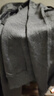 羅蒙夾克男春季商務(wù)休閑簡(jiǎn)約立領(lǐng)保暖衛衣行政上衣外套男裝Q06灰XL 曬單實(shí)拍圖