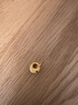 菜百首飾 黃金吊墜 足金古法小胖福鎖國潮風(fēng)錘紋鎏彩吊墜  GF 黃金吊墜（不含鏈） 約1.76g 曬單實(shí)拍圖