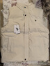 U.S. POLO ASSN.羽絨棉馬甲男秋冬季戶(hù)外防風(fēng)百搭坎肩保暖背心男外套 米白 3XL  曬單實(shí)拍圖