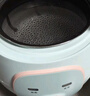 美的（Midea）電飯煲 家用電飯鍋智能多功能 迷你電飯煲小型1-2-4人煮飯鍋 電煮鍋 易清洗 小巧機身 淺藍色 1.6L 上蒸下煮丨FB16M161 曬單實(shí)拍圖