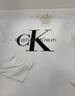 Calvin KleinJeans25秋季新款男女情侶休閑ck字母印花打底衫圓領(lǐng)長(cháng)袖T恤上衣 YAF-月光白 M 曬單實(shí)拍圖