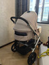UPPAbabyVISTA V3高景觀(guān)嬰兒車(chē)雙向 可坐可躺折疊 新生兒寶寶推車(chē) 粉色【含睡籃】 曬單實(shí)拍圖