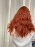 洽諾格假發(fā)女長(cháng)發(fā)羊毛卷臟橘色卷劉海歐美風(fēng)自然蓬松長(cháng)卷發(fā)顯白全頭QC 橘色系 長(cháng)發(fā) 66cm 曬單實(shí)拍圖