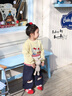 LUSON小O寶Okids童裝女寶寶加絨褲子2025冬季新款女童束腳幼兒園燈籠褲 曬單實(shí)拍圖