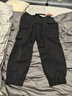 蕉內熱皮502+男士防水工裝收腳機能褲工裝褲保暖束腳褲 【王一博同款】黑色 2XL 曬單實(shí)拍圖