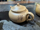 瑯庭琊坊純手工臥禪泡茶壺紫砂壺宜興名家原礦段泥魚(yú)籽砂家用商務(wù)送禮茶具 臥禪壺 220ml 曬單實(shí)拍圖