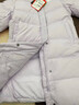 李寧童裝兒童羽絨服女童冬季新款連帽中長(cháng)款防風(fēng)保暖女孩子羽絨外套 云中紫-鴨絨85% 170 曬單實(shí)拍圖