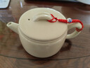 正揚高檔白瓷茶壺功夫茶具泡茶壺草木灰羊脂玉瓷中國白辦公精致小單壺 草木灰-漢瓦壺（大） 曬單實(shí)拍圖