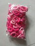 可愛(ài)兒童扎頭發(fā)小孩頭繩發(fā)圈寶寶小皮筋新年發(fā)繩頭飾嬰兒皮筋毛巾 07#玫紅100根袋裝 曬單實(shí)拍圖