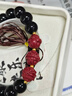 辰石【新年禮物】辰石朱砂黑曜石手串 本命年三合生肖護身符手鏈 三合生肖猴鼠龍 曬單實(shí)拍圖