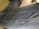 真維斯加絨加厚男士牛仔褲2025年秋冬季御寒保暖帶絨外穿男裝束腳哈倫褲 K009藍灰色加絨 2XL 曬單實(shí)拍圖