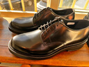 REGAL麗格T38C輕商務(wù)皮鞋固特異通勤厚底德比鞋男士商務(wù)休閑百搭皮鞋 BJA(黑色/日本進(jìn)口的牛皮革) 41 曬單實(shí)拍圖