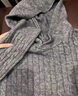 妙奕嘉毛衣女款2025新款冬季高級感連帽針織衫內搭女寬松慵懶風(fēng)外穿上衣 麻花連帽套頭毛衣【灰色】 均碼 【建議80-130斤】 曬單實(shí)拍圖
