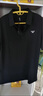 皮爾卡丹男士夏季新款短袖體恤無(wú)痕翻領(lǐng)桑蠶絲半袖polo衫上衣男裝時(shí)尚潮流 黑色 ZMS-B9171翻領(lǐng)短T XL 曬單實(shí)拍圖