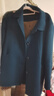 恒源祥雙面呢羊絨大衣女2025秋冬新款中長(cháng)款氣質(zhì)修身顯瘦小個(gè)子毛呢外套 京海藍(明扣) 厚款 2XL 曬單實(shí)拍圖