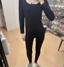 雪茜曼純棉秋衣秋褲套裝女打底棉毛衫全棉學(xué)生線(xiàn)衣線(xiàn)褲少女薄款保暖內衣 曬單實(shí)拍圖