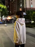 靖颯美式復古字母刺繡小火苗連帽衛衣男秋冬季重磅硬挺加絨帽衫情侶裝 白色 常規 XL 建議120斤到140斤 曬單實(shí)拍圖