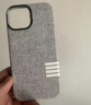 卡西奇ins高級麻布紋磁吸適用iPhone17promax蘋(píng)果17手機殼新款16pro輕奢小眾15金屬14高端布藝防摔保護套 百搭灰-麻布紋帶磁吸 iPhone 17 曬單實(shí)拍圖