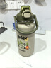 希樂(lè )大容量保溫杯女生高顏值吸管水杯子男生運動(dòng)便攜水壺陶瓷內膽 灰綠 1.3L 【陶瓷內膽+斜挎背帶】 無(wú)規格 曬單實(shí)拍圖