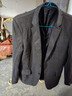 羅蒙（ROMON）西服男士秋冬季毛呢西裝男商務(wù)休閑上衣服外套男裝 灰色 2XL 曬單實(shí)拍圖