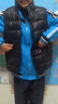 李寧兒童馬甲秋冬季新款男童女中大童青少年加厚羽絨運動(dòng)外穿輕薄背心 黑色 160 曬單實(shí)拍圖