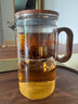 邦田（Bonston）磁吸玻璃內膽飄逸杯一鍵過(guò)濾無(wú)桿泡茶壺茶水分離懶人可拆洗茶具 500ml單壺+恒溫寶 曬單實(shí)拍圖