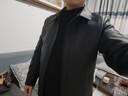 皮爾卡丹海寧真皮皮衣男秋冬2025新款頭層綿羊皮夾克翻領(lǐng)休閑100%純皮外套 經(jīng)典黑色【秋冬】工廠(chǎng)直銷(xiāo) 加絨 M 170(100-125斤) 曬單實(shí)拍圖