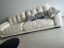 狄普雪尼爾布沙發(fā)可拆洗客廳小戶(hù)型帶支架USB充電2.78m沙發(fā)Ultra云海 曬單實(shí)拍圖
