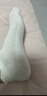 貓人6雙女士襪子女100%純棉防臭抑菌白色夏季短襪網(wǎng)眼透氣船襪女襪 曬單實(shí)拍圖
