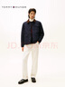 Tommy Hilfiger【菱格絎縫】25新款秋冬男撞色燈芯絨襯衫翻領(lǐng)棉服夾克 曬單實(shí)拍圖