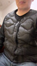 鴨鴨（YAYA）短款羽絨服馬甲男時(shí)尚休閑2025秋冬新品外穿鴨絨馬甲坎肩背心PG 黑色 XL 180/96A 曬單實(shí)拍圖